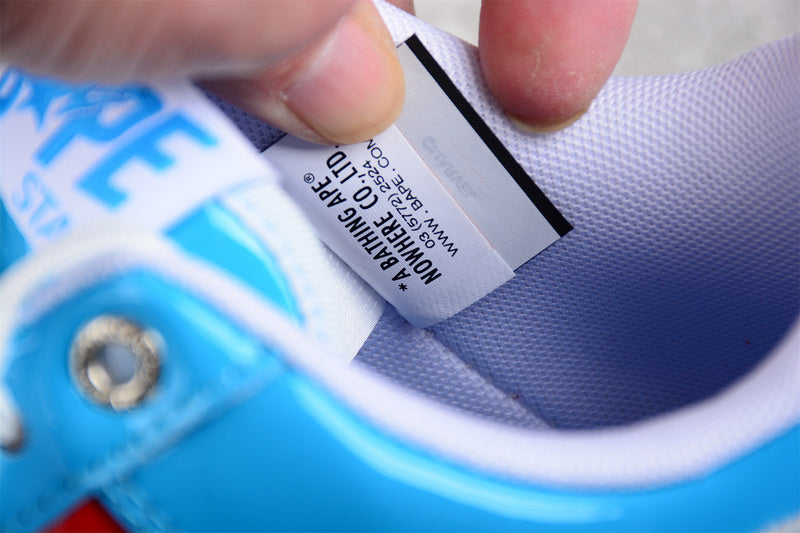 MARVEL x BAPE STA LOW A BATHING APE - LIGHT BLUE