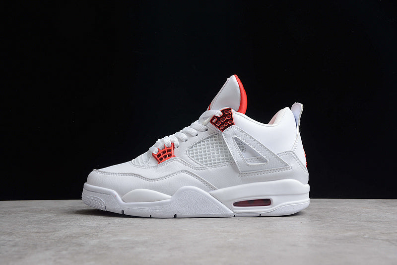 Air Jordan 4 AJ4 Retro - White Metallic