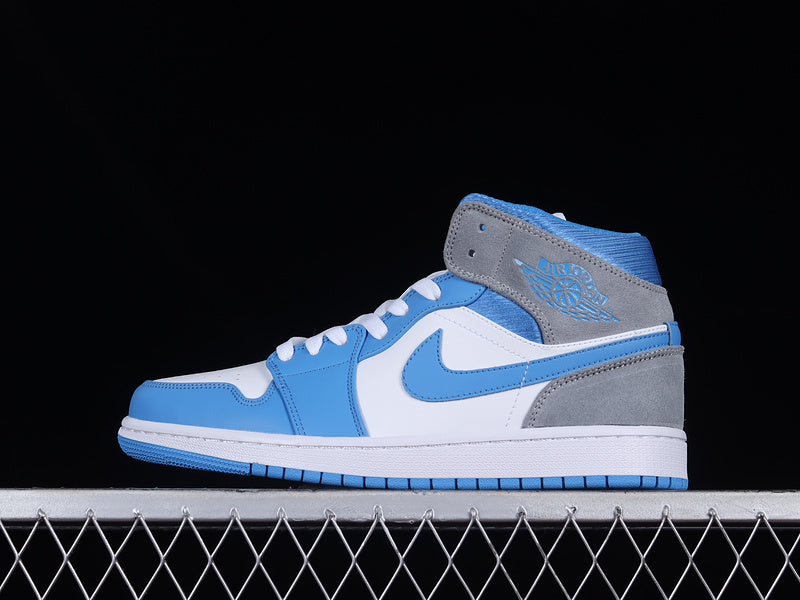 Air Jordan 1 AJ1 Mid - University Blue/Grey
