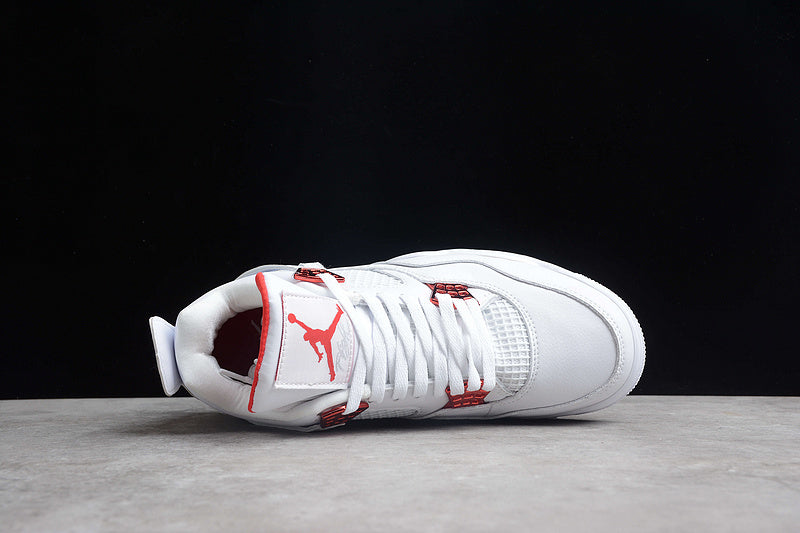 Air Jordan 4 AJ4 Retro - White Metallic