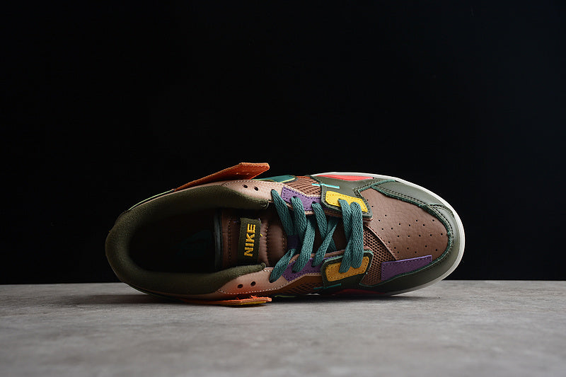 NikeMens Dunk Low Scrap - Archeo Brown