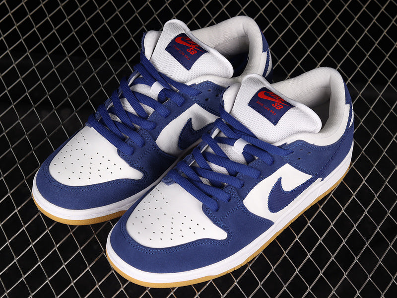 NikeMens SB Dunk Low Los - Angeles Dodgers
