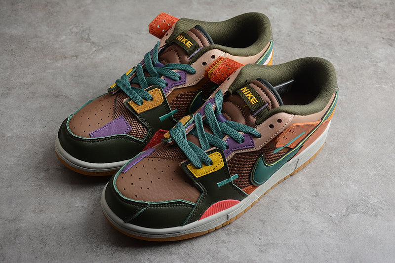 NikeMens Dunk Low Scrap - Archeo Brown