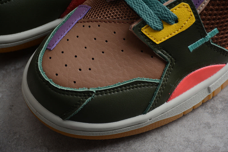 NikeMens Dunk Low Scrap - Archeo Brown