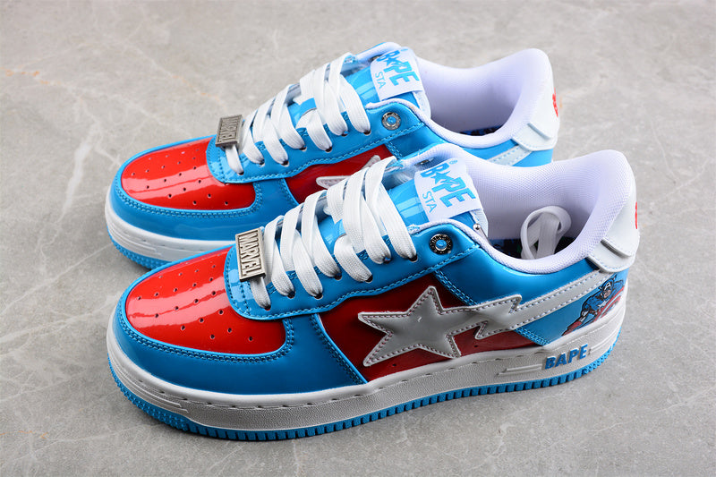 MARVEL x BAPE STA LOW A BATHING APE - LIGHT BLUE