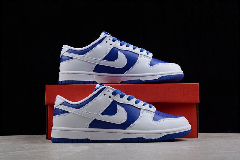 NikeMens SB Dunk Low - Racer Blue/White