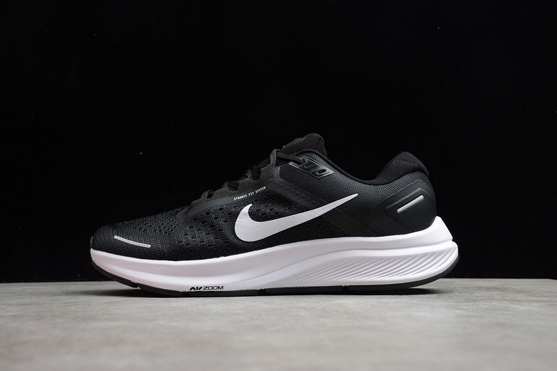 NikeMens Air Zoom Structure 23 - Black/White