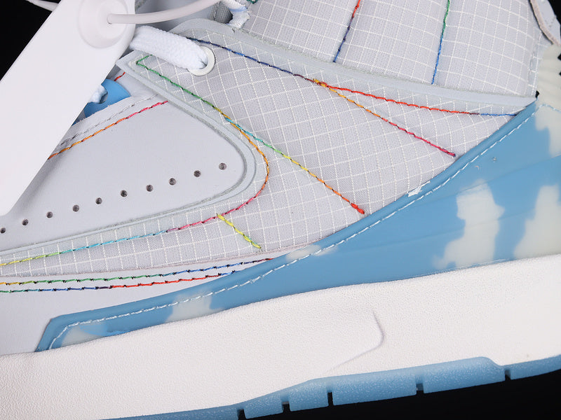 J Balvin x Air Jordan 2 AJ2 - BLUE/WHITE