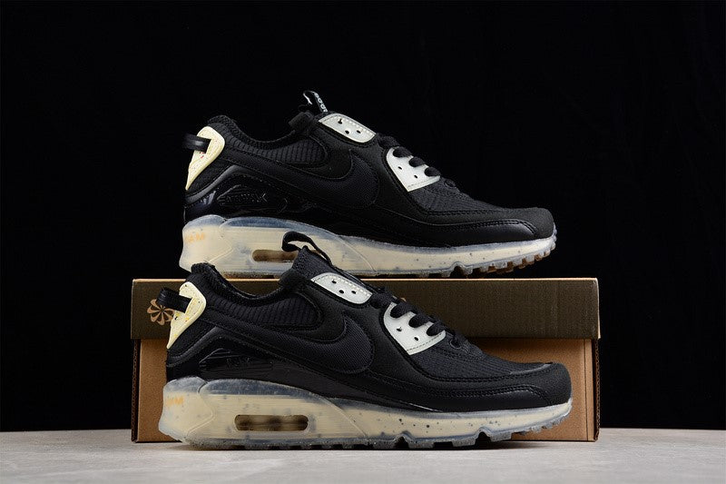 NikeMens Air Max 90 AM90 Terrascape - Black Lime Ice