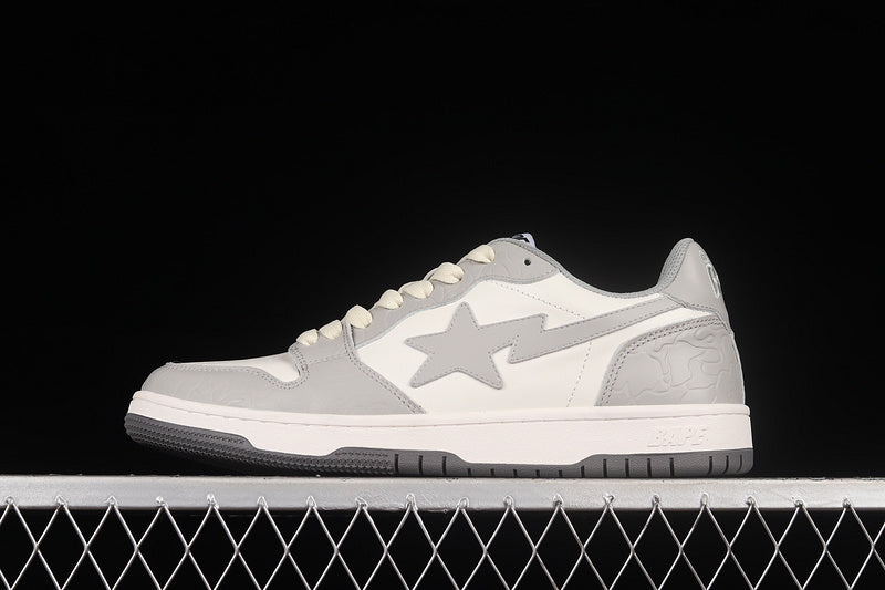 A Bathing Ape Court Sta - Grey Cream