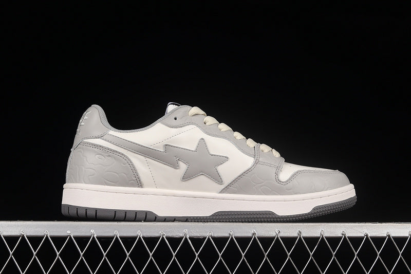 A Bathing Ape Court Sta - Grey Cream