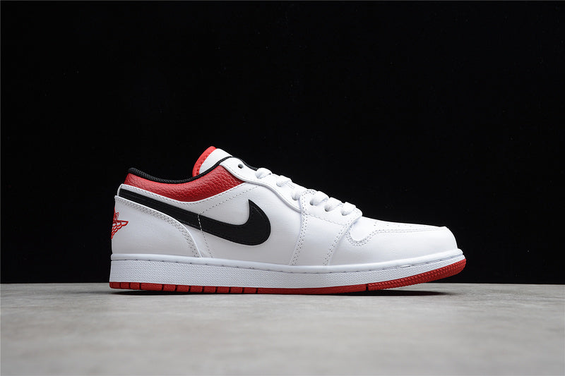 Air Jordan 1 AJ1 Low - White/University Red