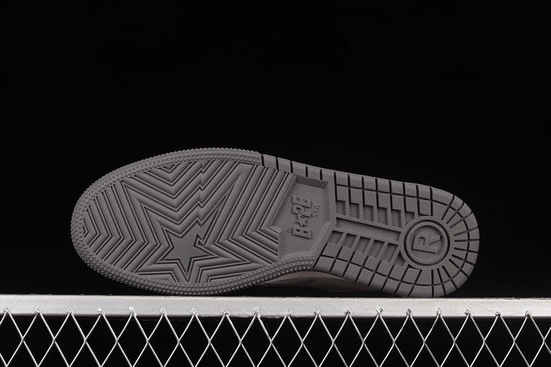 A Bathing Ape Court Sta - Grey Cream