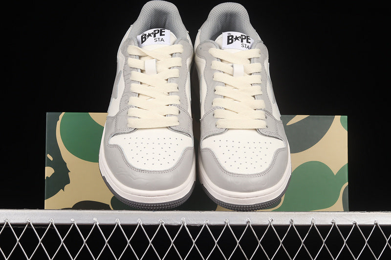 A Bathing Ape Court Sta - Grey Cream