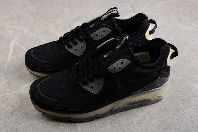 NikeMens Air Max 90 AM90 Terrascape - Black Lime Ice