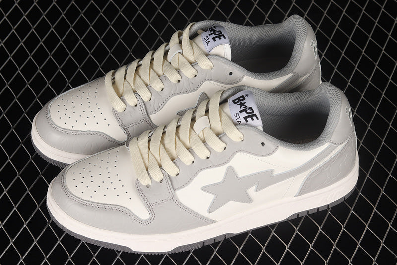 A Bathing Ape Court Sta - Grey Cream