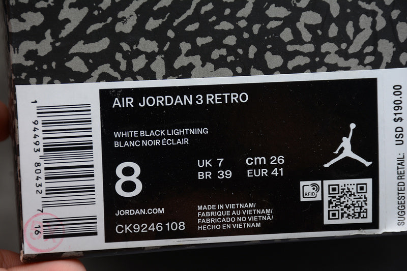Air Jordan 3 AJ3 Retro - Laser Orange