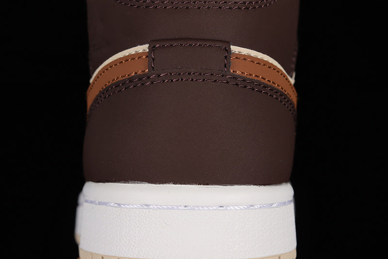 Air Jordan 1 AJ1 Mid - "Brown Basalt Oatmeal"