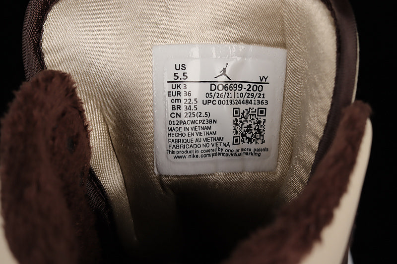 Air Jordan 1 AJ1 Mid - "Brown Basalt Oatmeal"