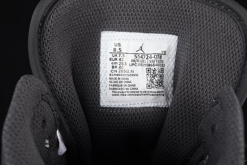 Air Jordan 1 AJ1 Mid - Smoke Grey Anthracite