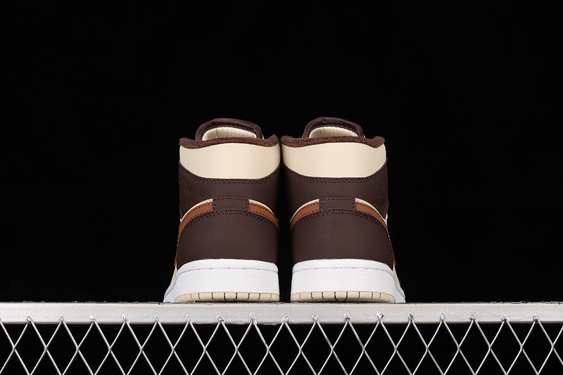 Air Jordan 1 AJ1 Mid - "Brown Basalt Oatmeal"