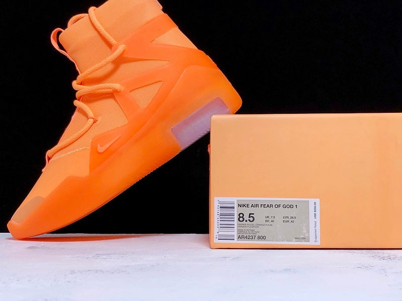 NikeUnisex Air Fear Of God 1 - Orange Pulse