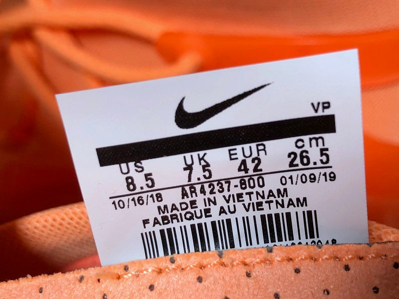 NikeUnisex Air Fear Of God 1 - Orange Pulse