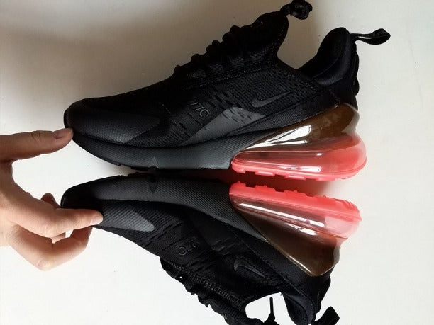 NikeMen's Air Max 270 - Black/Hot Punch/Black