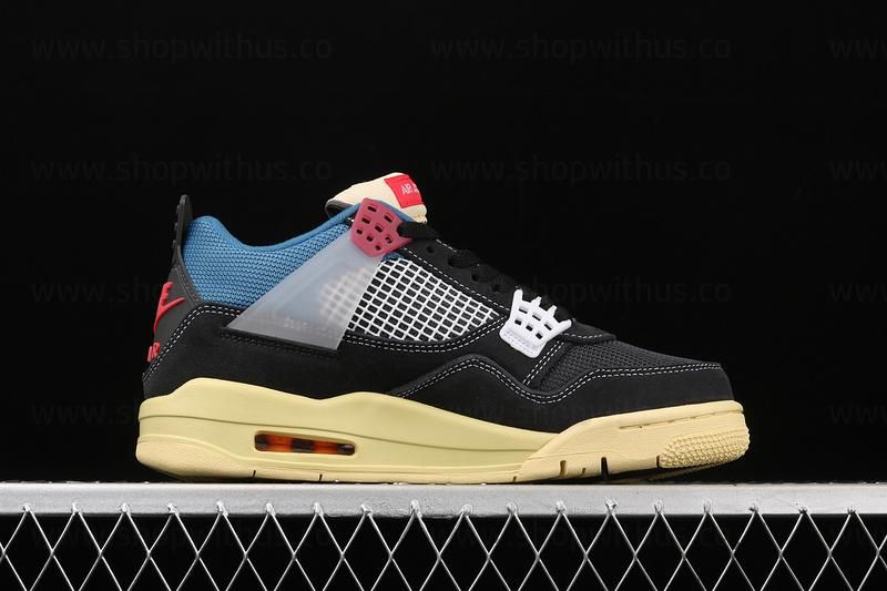 Union LA x Air Jordan 4 AJ4 Retro - Off Noir