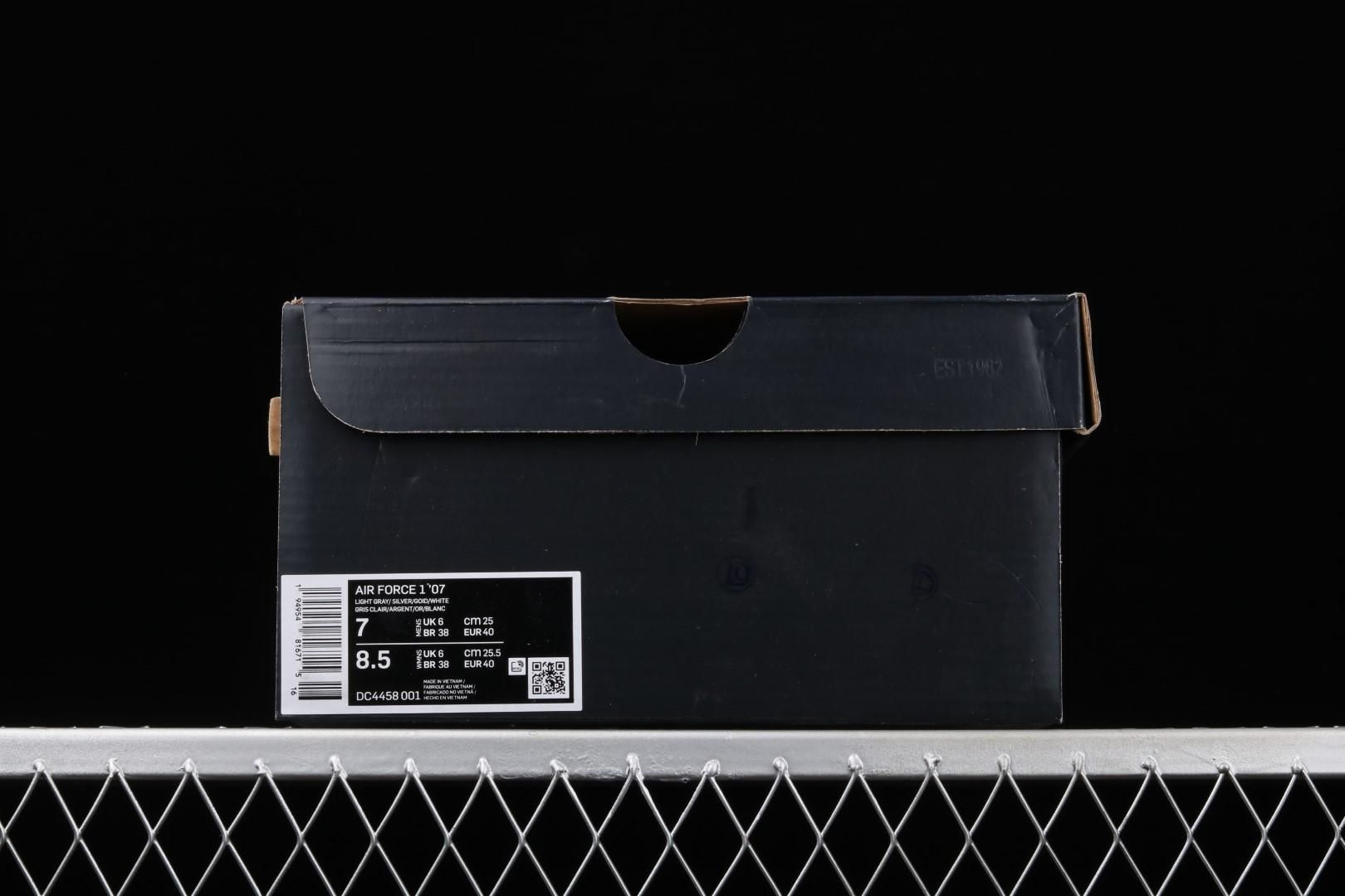 NikeUnisex Air Force 1 AF1 07 - Wolf Grey