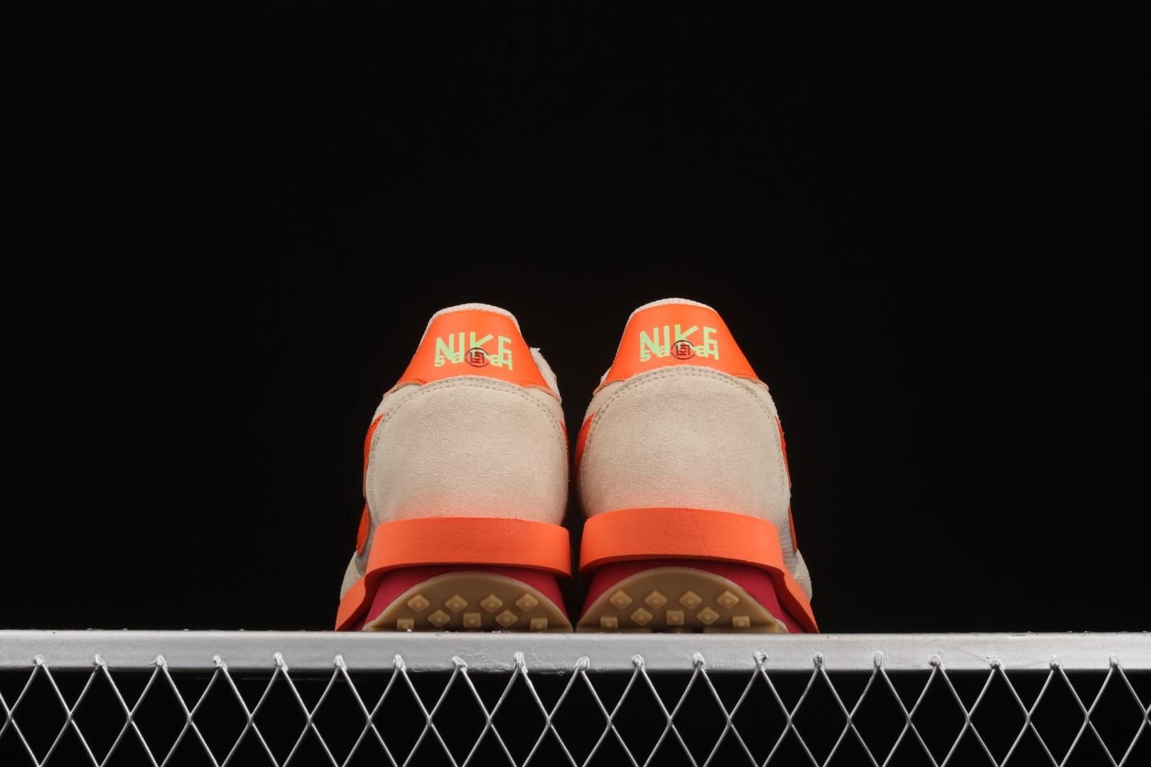 sacai x Clot x LDWaffle - Net Orange Blaze