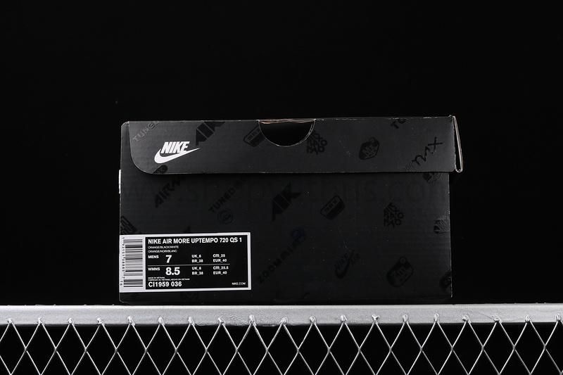 NikeUnisex Air Max 720 Saturn - Black/Team Orange