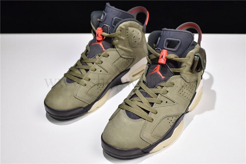 Travis Scott x Air Jordan 6 AJ6 - Medium Olive