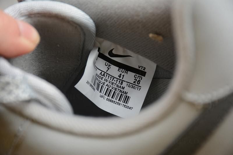 Reigning Champ x NikeAir Force 1 AF1 Low - Light Grey/Black(Custom)