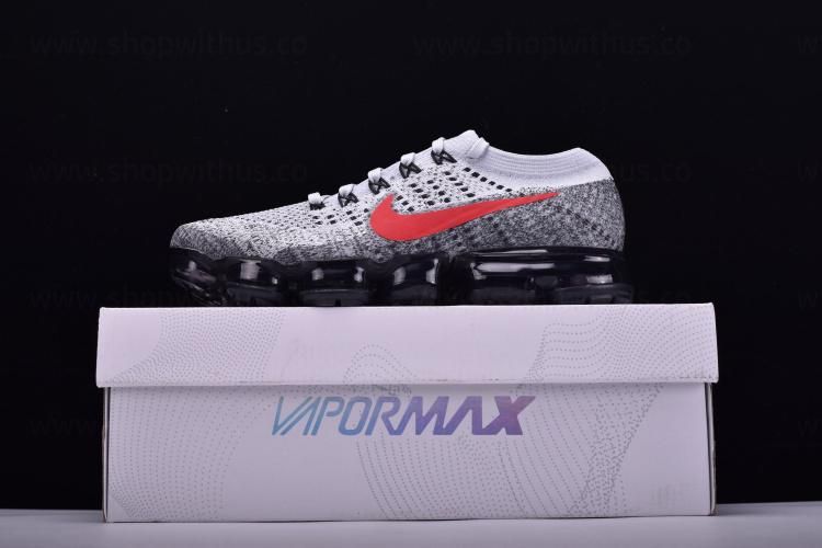 NikeAir VaporMax  Flyknit - Platinum Red/Black