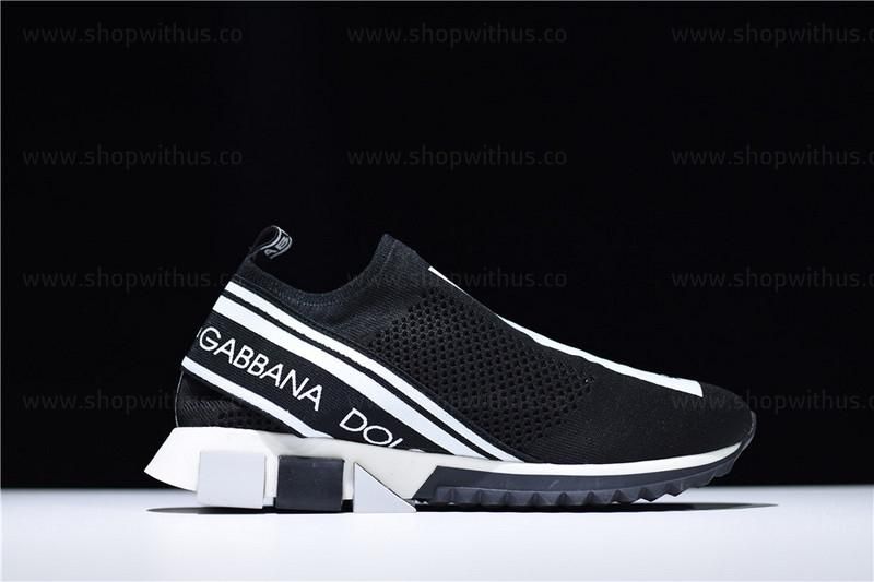 Dolce & Gabbana Sorrento Logo Trainer - Black/White