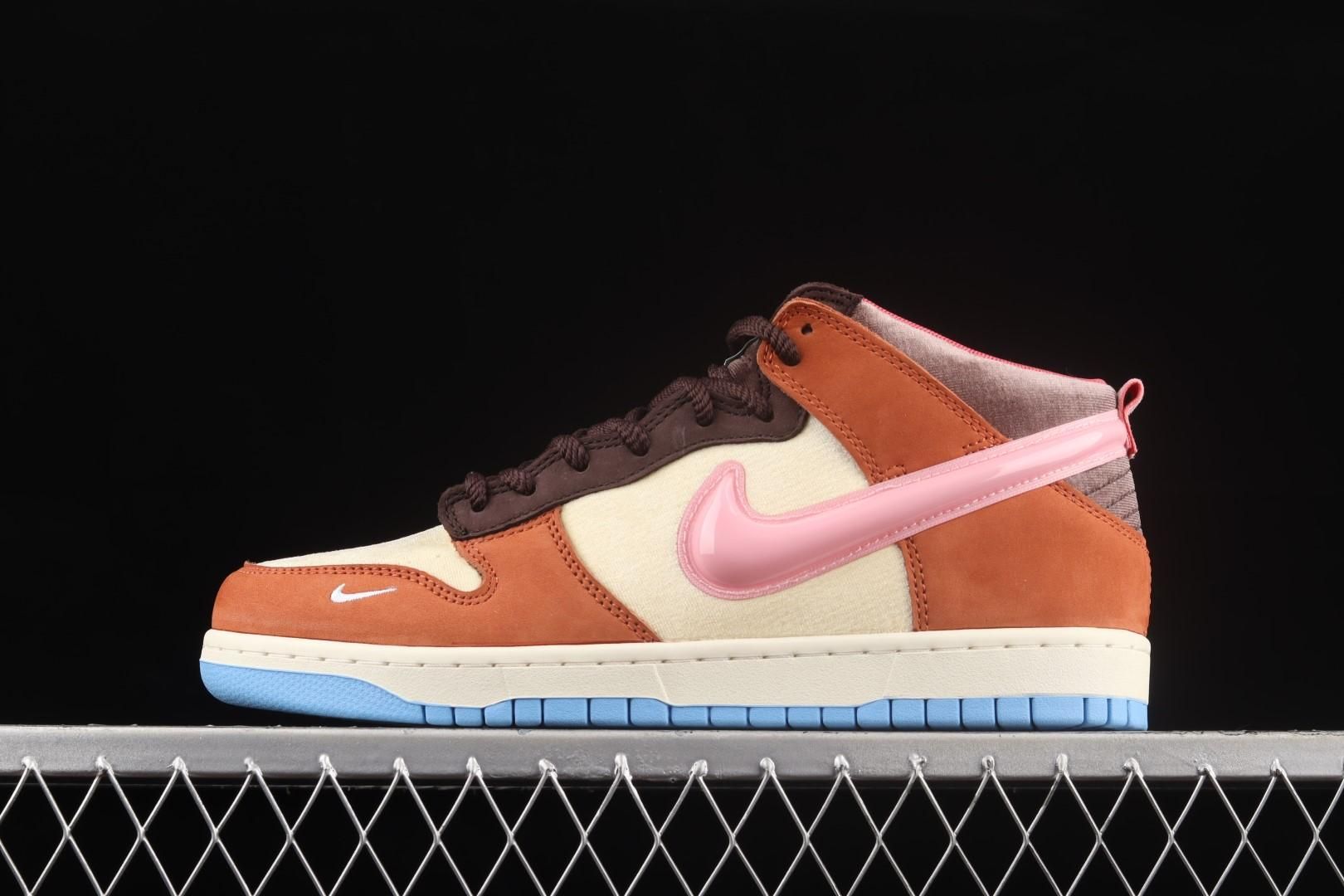 Social Status x NikeMen's Dunk Mid - Chocolate Milk