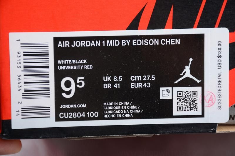 CLOT x Air Jordan 1 AJ1 Mid - Fearless