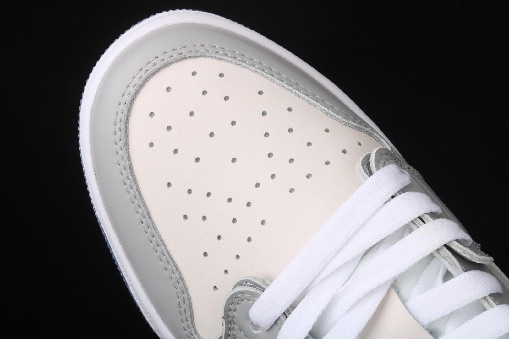 DI0R x Air Jordan 1 AJ1 Retro Low - Grey