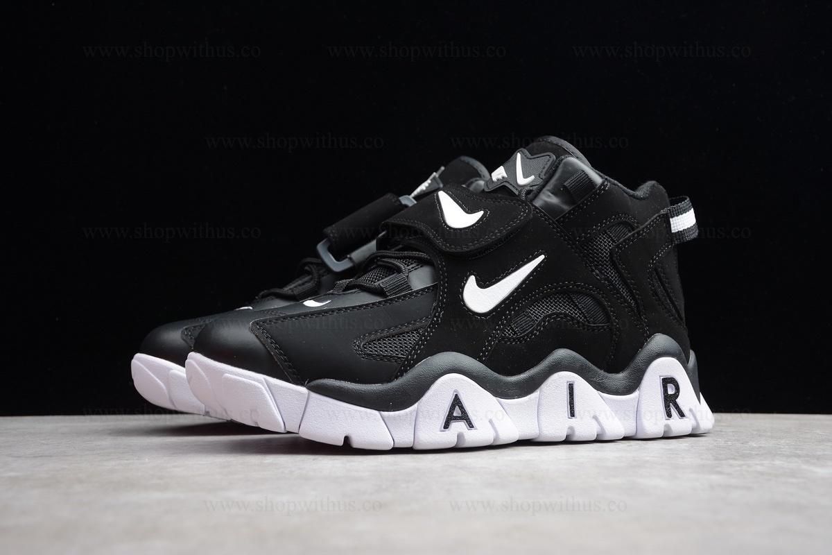 NikeAir Barrage Mid - Black/White