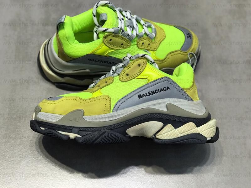 BalenciagaTriple S - Neon Yellow