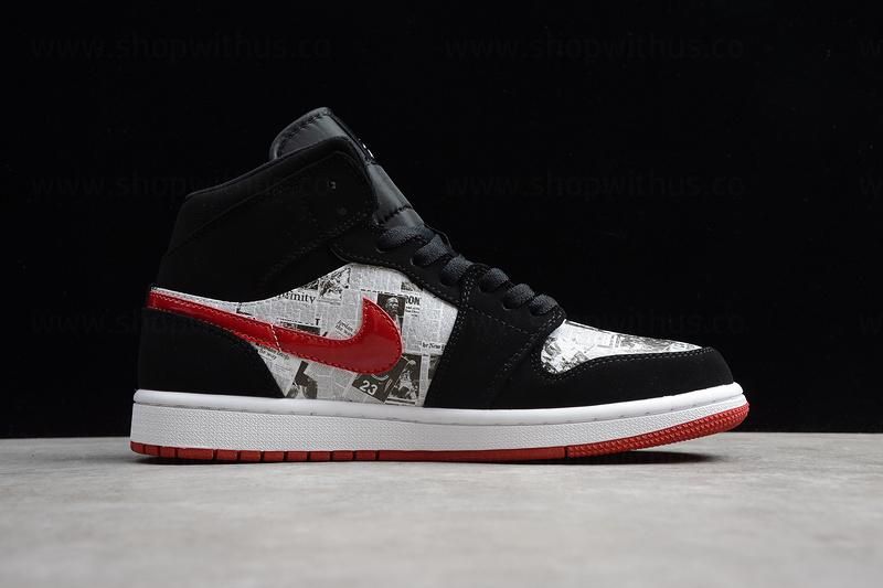 Air Jordan 1 AJ1 Mid SE Newspaper - Air Times