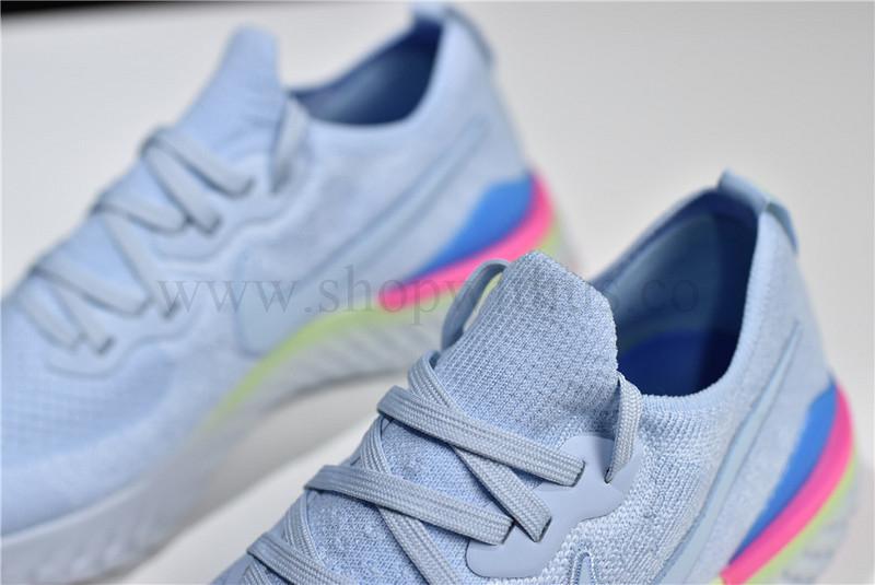 NikeMen's Epic React Flyknit 2 - Hydrogen blue/Lime blast