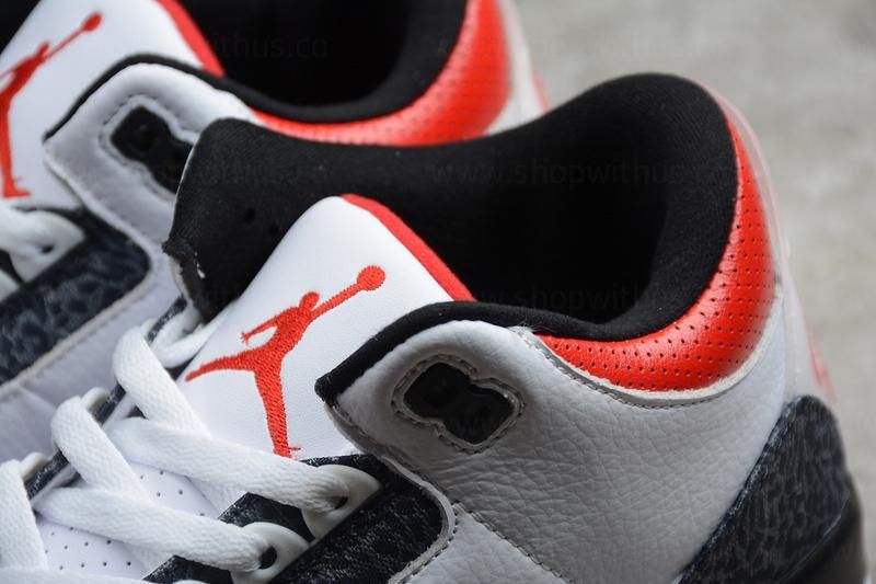 Air Jordan 3 AJ3 Retro Denim - Fire Red