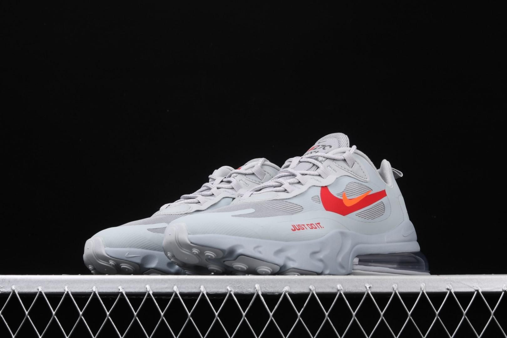 NikeUnisex Air Max 270 AM270 React - Just Do It Grey