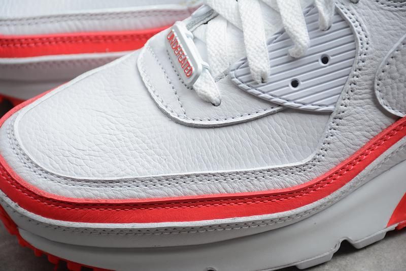 NikeUnisex Air Max 90 Undefeated - White/Solar Red