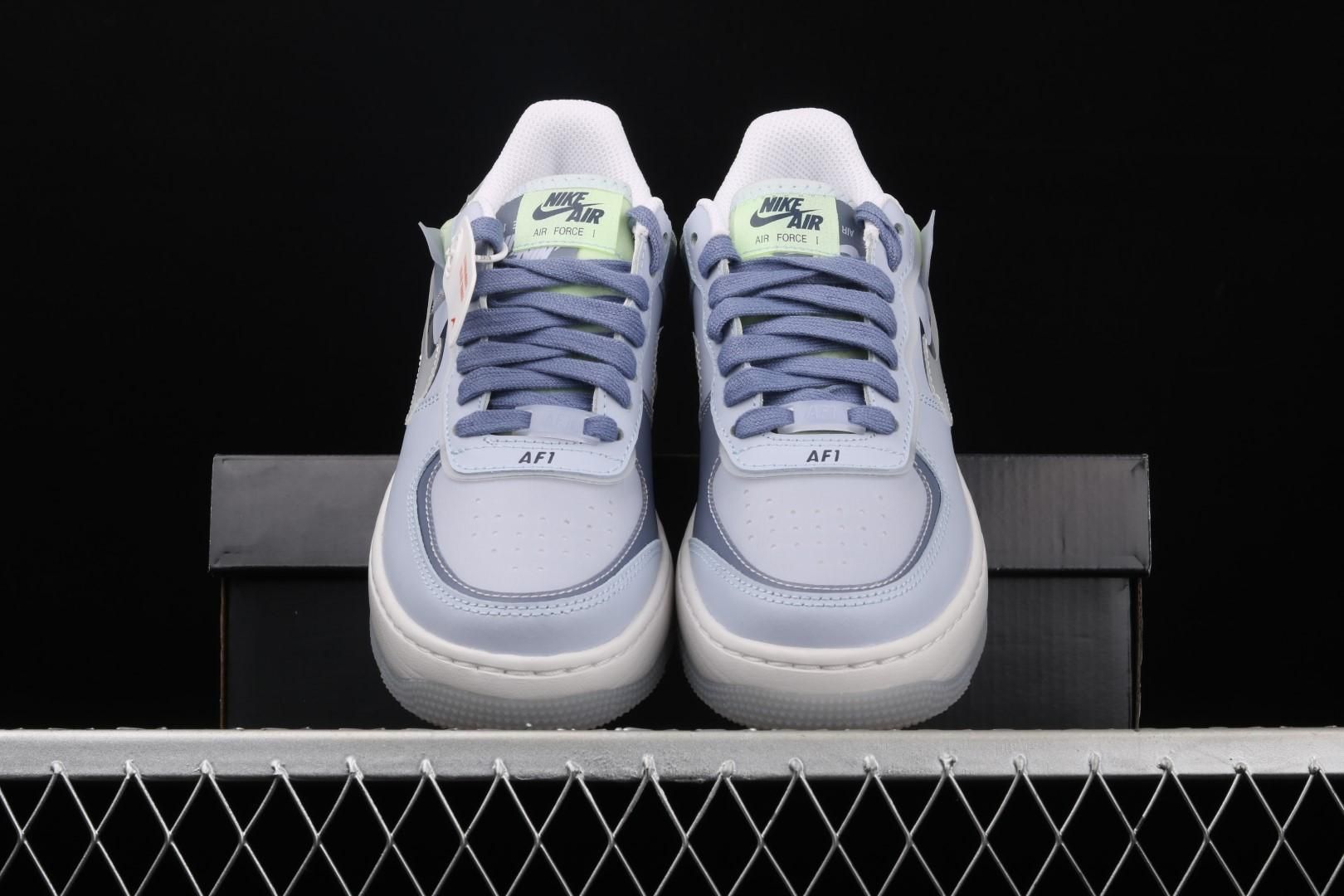 NikeUnisex Air Force 1 AF1 Low Shadow - Ghost World Indigo