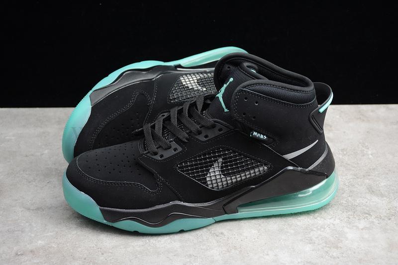 Jordan Mars 270 - Black/Green Glow