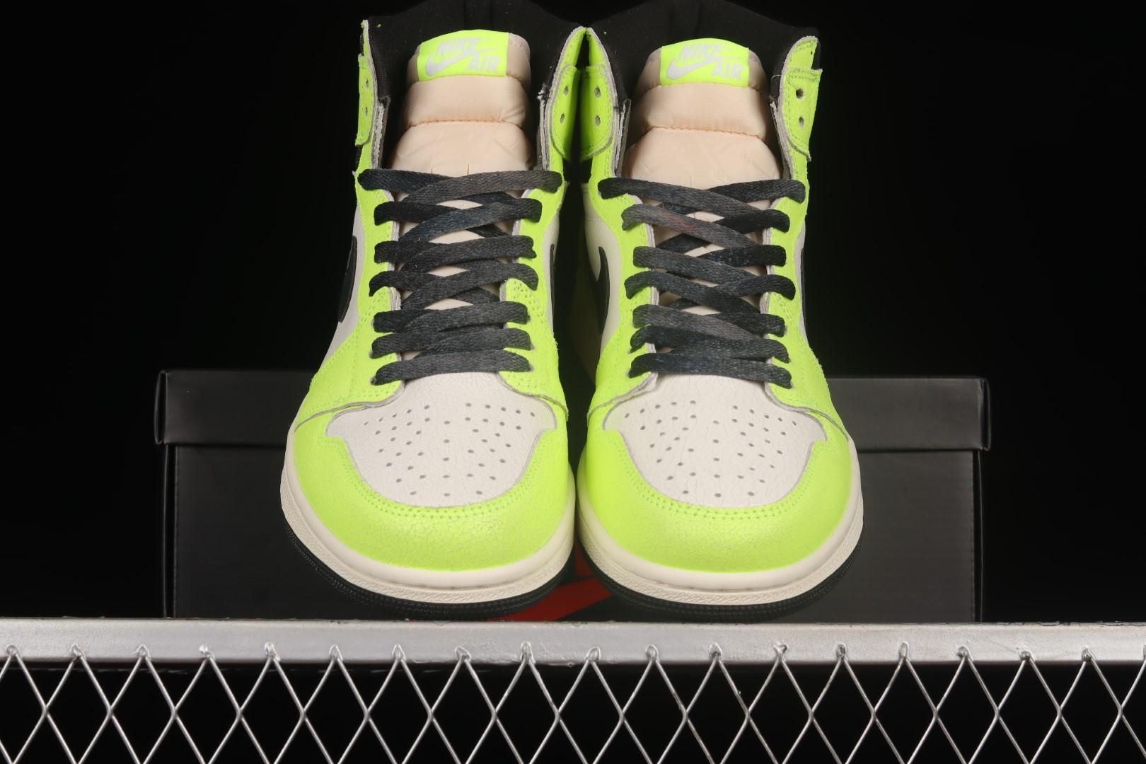 Air Jordan 1 AJ1 High - Visionare Volt-Black