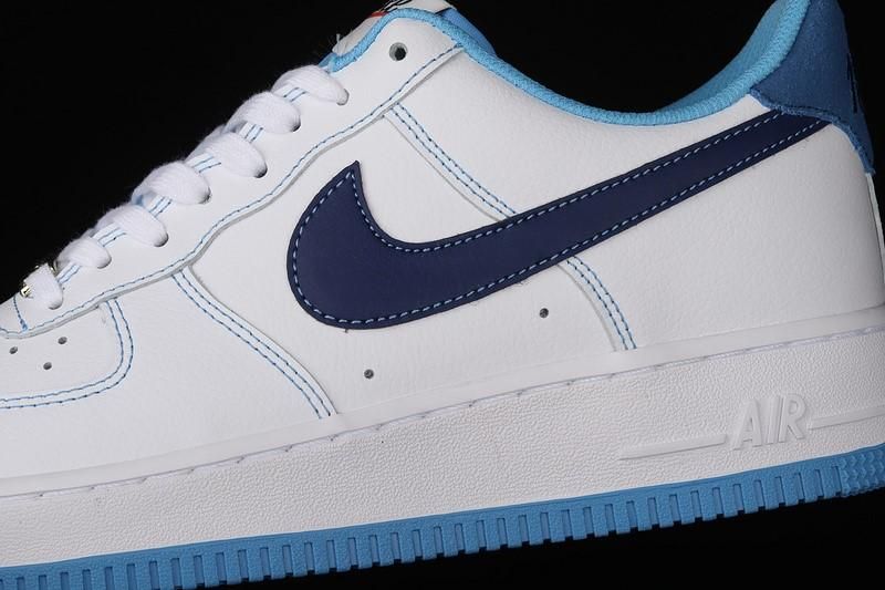 NikeUnisex Air Force 1 AF1 Low First Use White University Blue